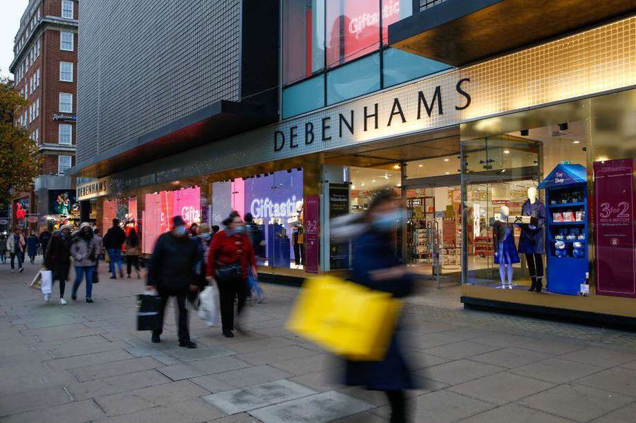 Debenhams es una cadena con casi 125 tiendas.