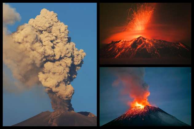En imágenes: así está el Popocatépetl, el volcán que tiene en alerta a México