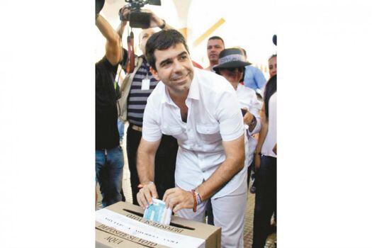 El nuevo alcalde de Barranquilla, Alejandro Char. / Cortesía José Torres