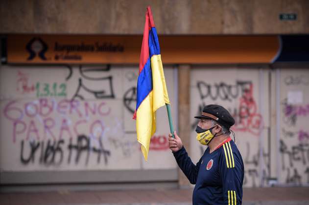 Pacíficas, así van las marchas de este 20 de julio en Bogotá