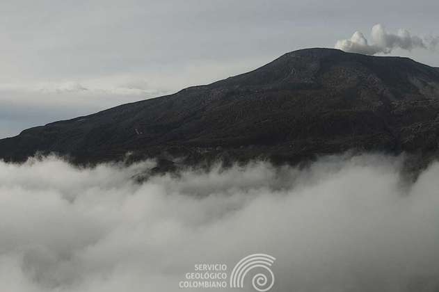 Este es el estado del volcán Nevado del Ruiz el martes 23 de mayo 