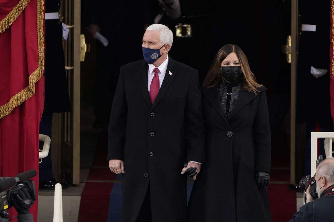 Mike Pence, a diferencia de Trump, asistió a la ceremonia de posesión de Joe Biden.