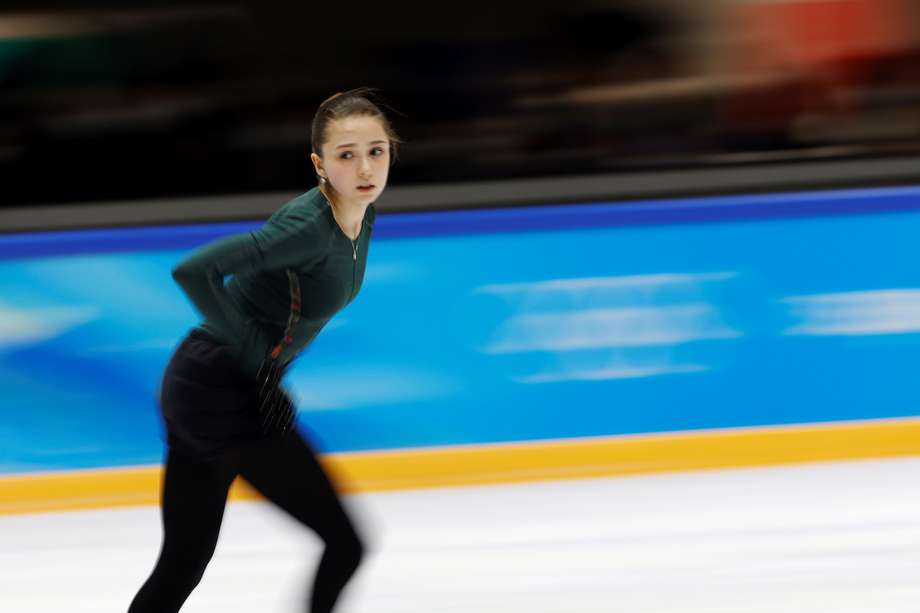 Kamila Valieva, durante los Juegos Olímpicos de Invierno.
