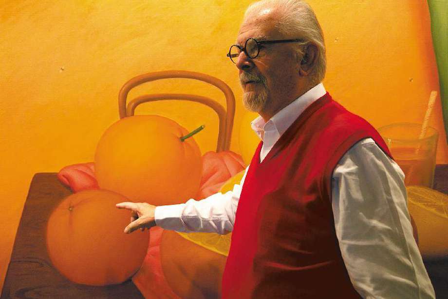 Fernando Botero, quien comenzó su carrera realizando ilustraciones para el periódico El Colombiano. 
