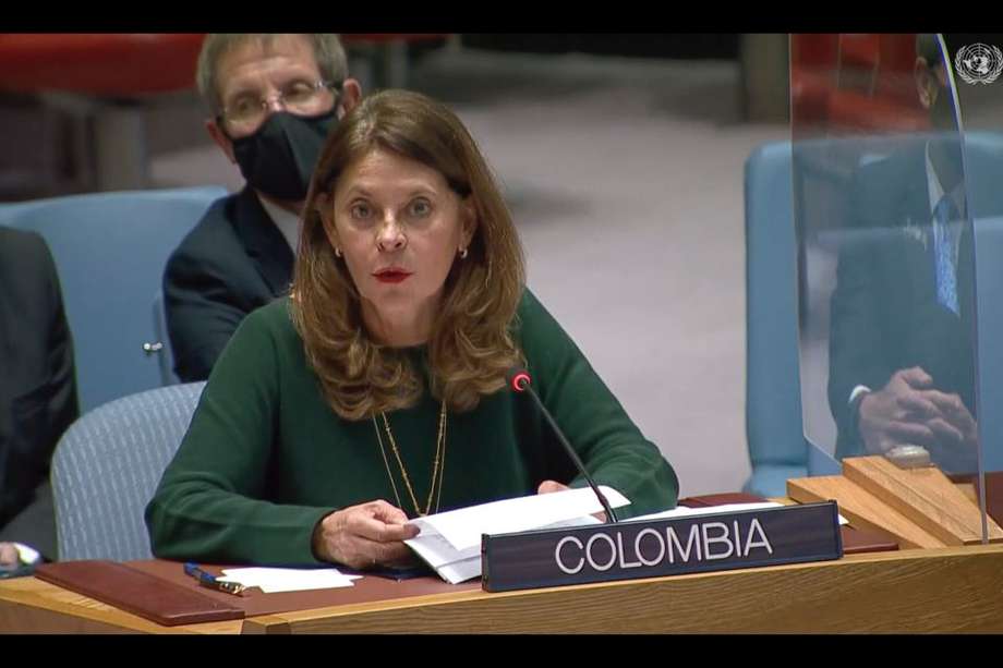 Marta Lucía Ramírez defendió los avances de la implementación en el Consejo de Seguridad de la ONU.