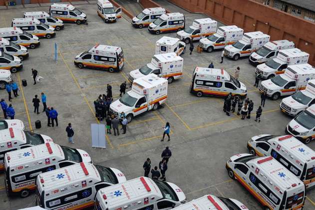 Bogotá adquirió 41 nuevas ambulancias para la atención de emergencias
