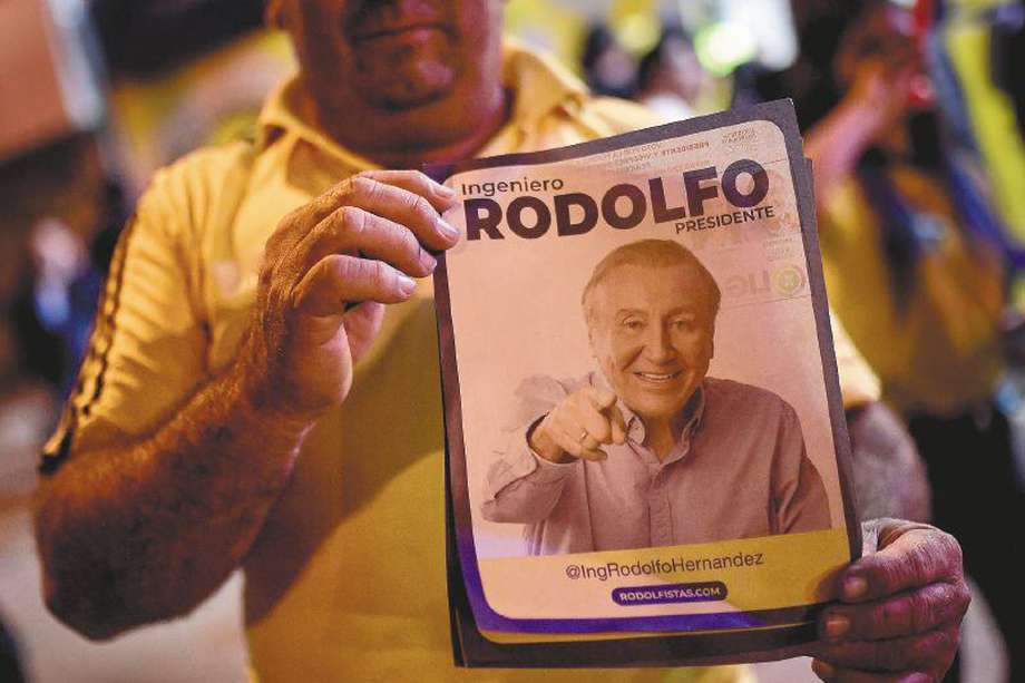 Rodolfo Hernández obtuvo el mayor apoyo en los departamentos del centro del país.  / José Vargas