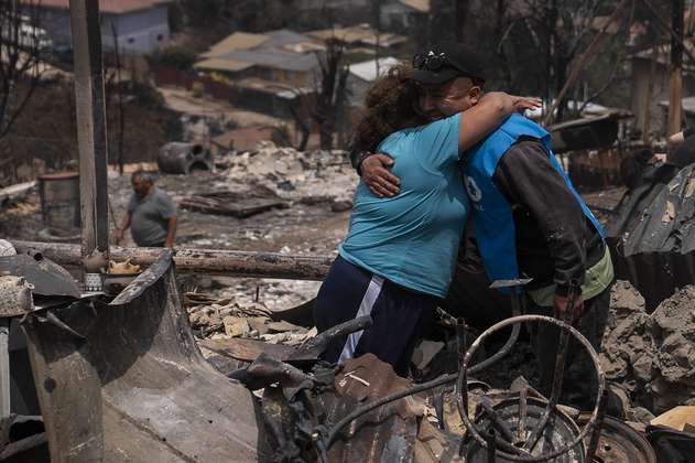 Así renacen de las cenizas los afectados por los incendios en Chile