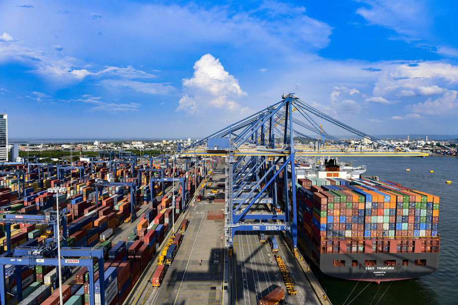 La participación en el mercado nacional de contenedores del Puerto de Cartagena es del 42 %. / Cortesía GPC
