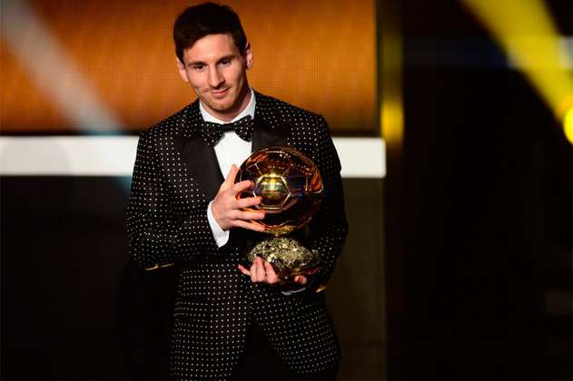 Messi ganó el Balón de Oro por cuarto año consecutivo