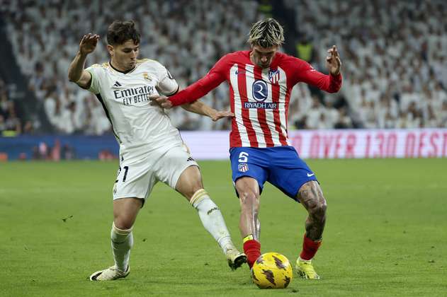 Atlético le empató el clásico al Real Madrid en el último minuto