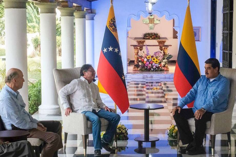 El presidente colombiano Gustavo Petro sostuvo este jueves su cuarto encuentro con su homólogo venezolano Nicolás Maduro, esta vez en Caracas.