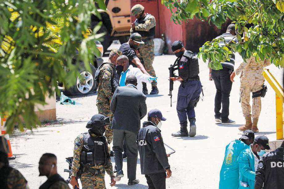 Miembros de la Policía de Haití avanza en la investigación del asesinato del presidente Jovenel Moïse, ¿qué pasó con los cuerpos de seguridad?. / AFP