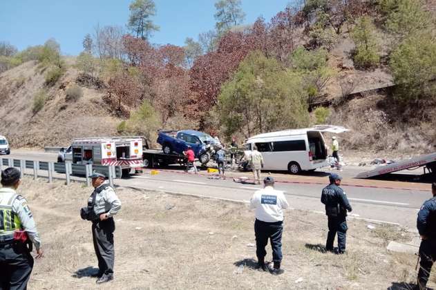 Cuatro menores de edad mueren en un accidente de tránsito en Oaxaca, México