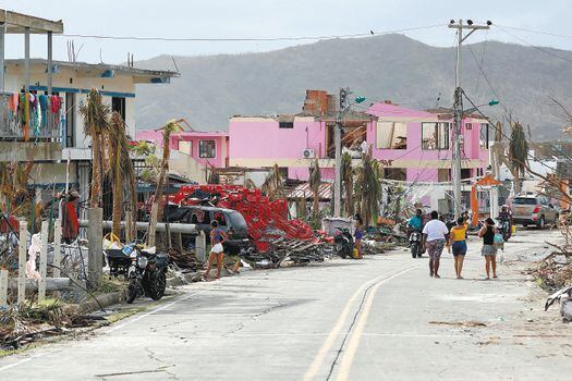 Así quedó Providencia tras el paso de huracán Iota, el 16 de noviembre de 2020. 