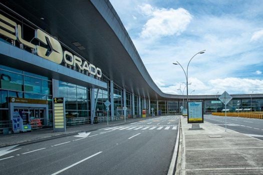 Aeropuerto El Dorado en Bogotá.