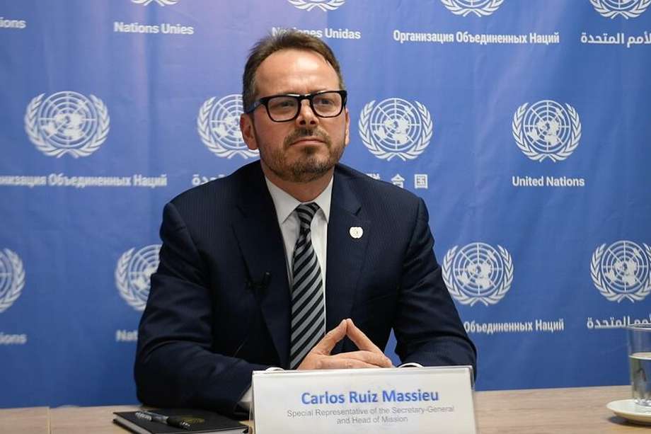 Carlos Ruiz Massieu es el jefe de la Misión de Verificación de la ONU en Colombia.
