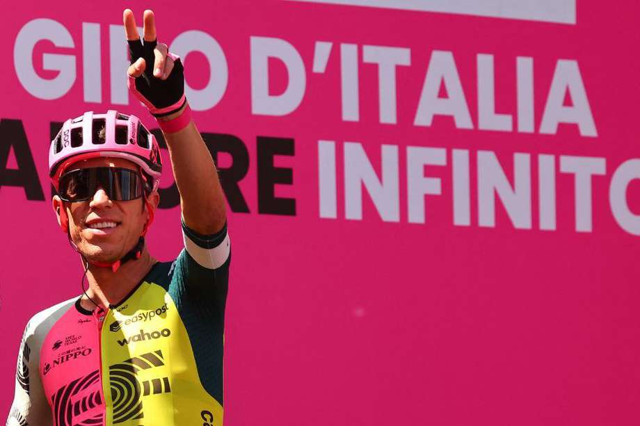 Rigoberto Urán, uno de los afectados por el covid en el Giro de Italia 2023.