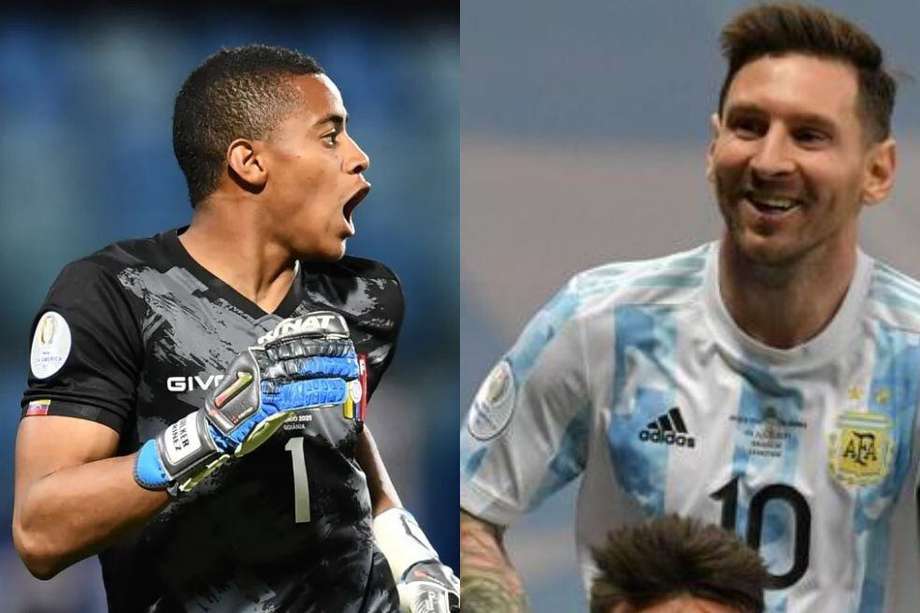 Fariñez es la gran figura de Venezuela y Lionel Messi la de Argentina.