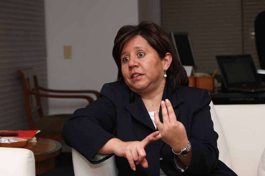 María del Pilar Hurtado, exdirectora del DAS condenada por interceptaciones y seguimientos ilegales a opositores del Gobierno  Uribe. / Archivo El Espectador