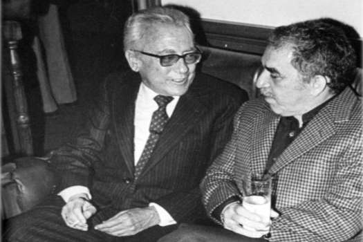 Guillermo Cano, asesinado en 1986, y Gabriel García Márquez, fallecido en 2014. Más que amigos, eran como hermanos. / Archivo