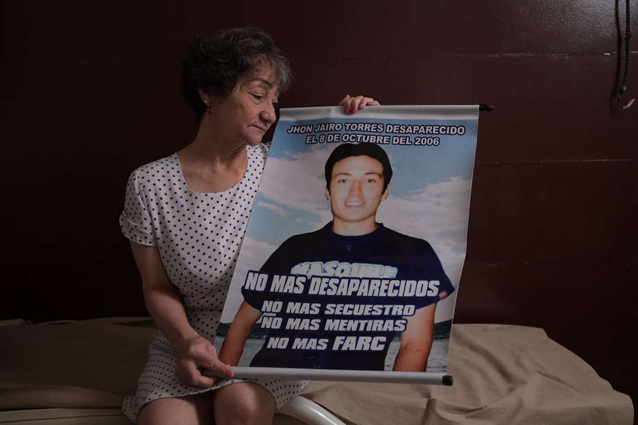 Gloria Salamanca lleva 14 años buscando a su hijo Jhon Jairo, quien desapareció en Sánchez (Nariño).