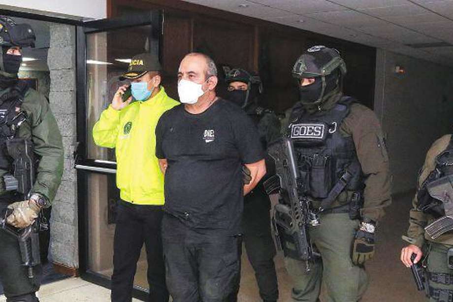 Otoniel fue capturado el pasado 23 de octubre en la vereda Pítica, de Turbo (Antioquia).  / AFP