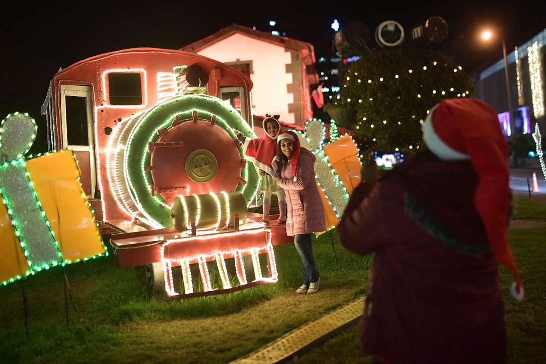 Tren de la Sabana en época decembrina