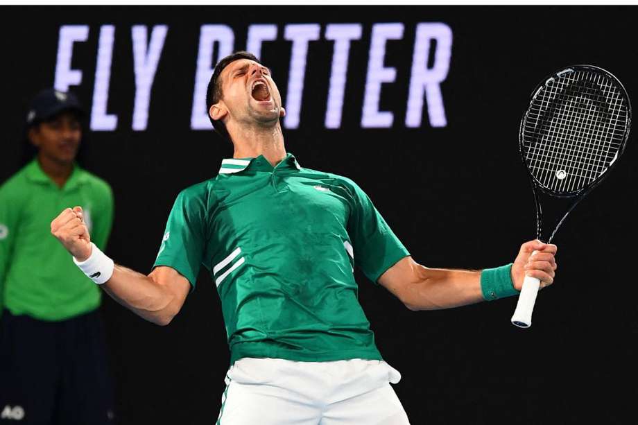 Novak Djokovic, campeón del Abierto de Australia 2021. 