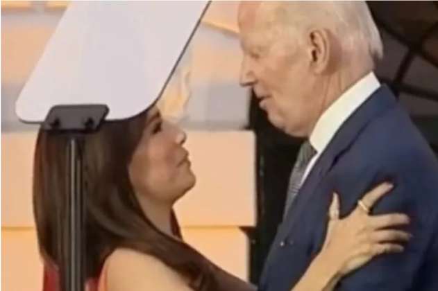 En video: Acusan a Joe Biden de tocar indebidamente a Eva Longoria