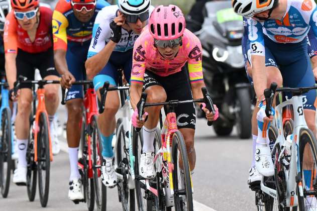 Chaves arrancó el Tour de los Alpes con el pie derecho; tercero en la primera etapa