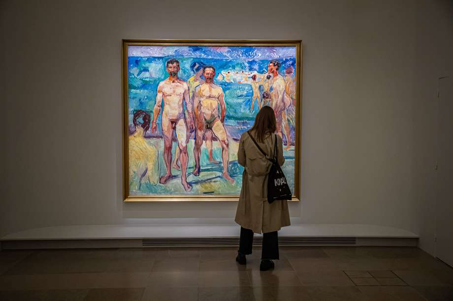 El pintor Edvard Munch dejó un legado pictórico de más de mil obras. EFE/EPA/CHRISTOPHE PETIT TESSON
