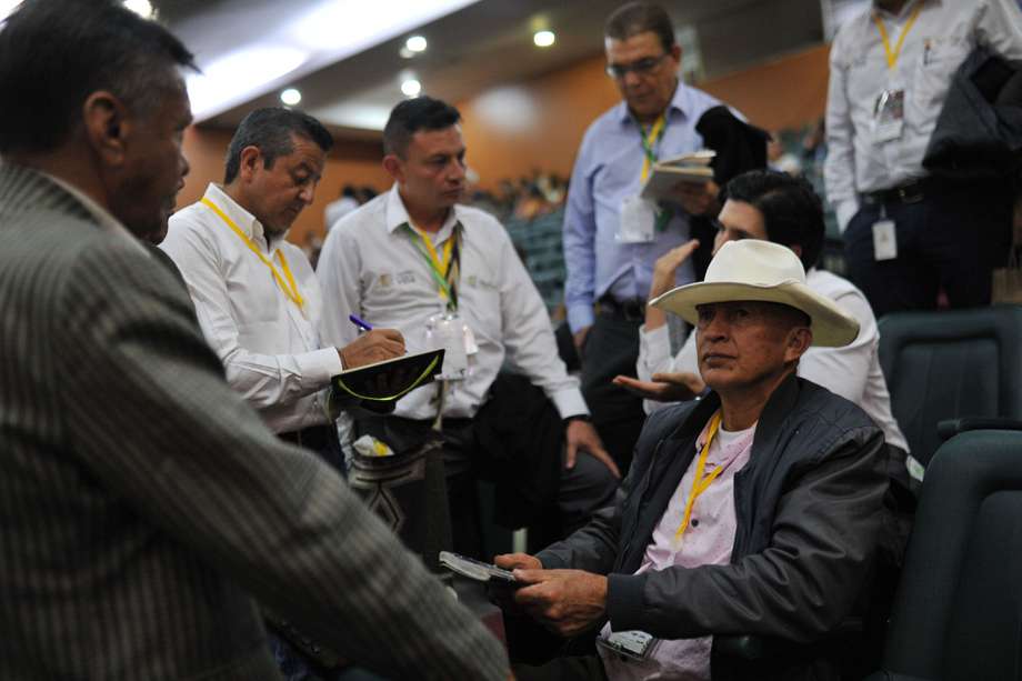 Imagen de la primera jornada de la Asamblea Cafetera, que se celebró este miércoles en Bogotá.