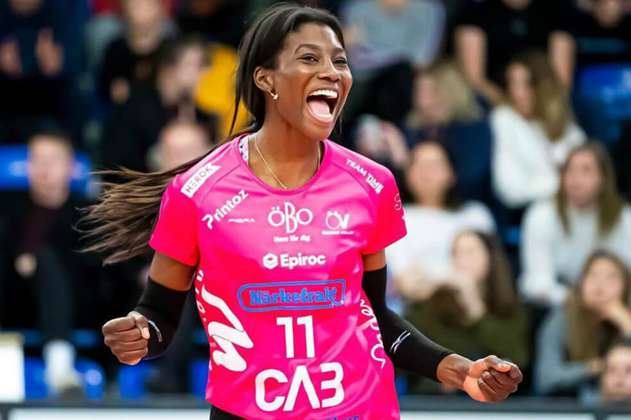 La colombiana Ivonne Montaño, mejor jugadora de la liga de voleibol de Suecia