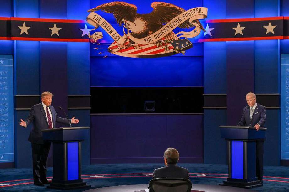 Así fue el primer debate entre Donald Trump y Joe Biden en Cleveland, Ohio.