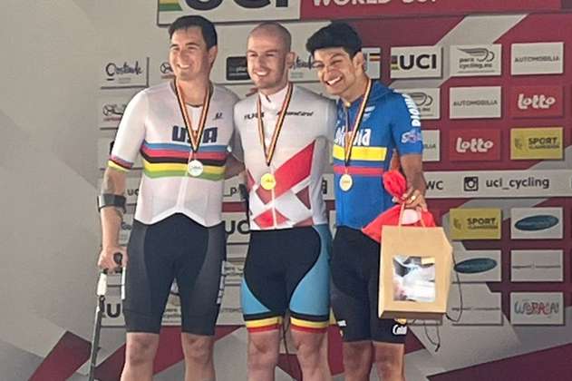 Juan José Betancourt logró la medalla de bronce en Copa Mundo de Ruta Paracycling