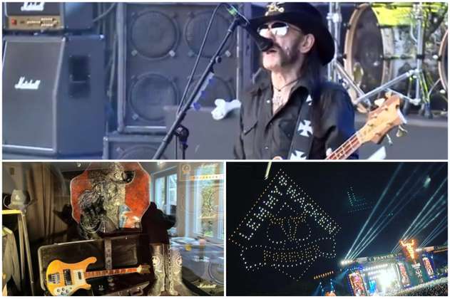 Las cenizas de Lemmy Kilmister, vocalista de Motörhead,  en el Festival Wacken