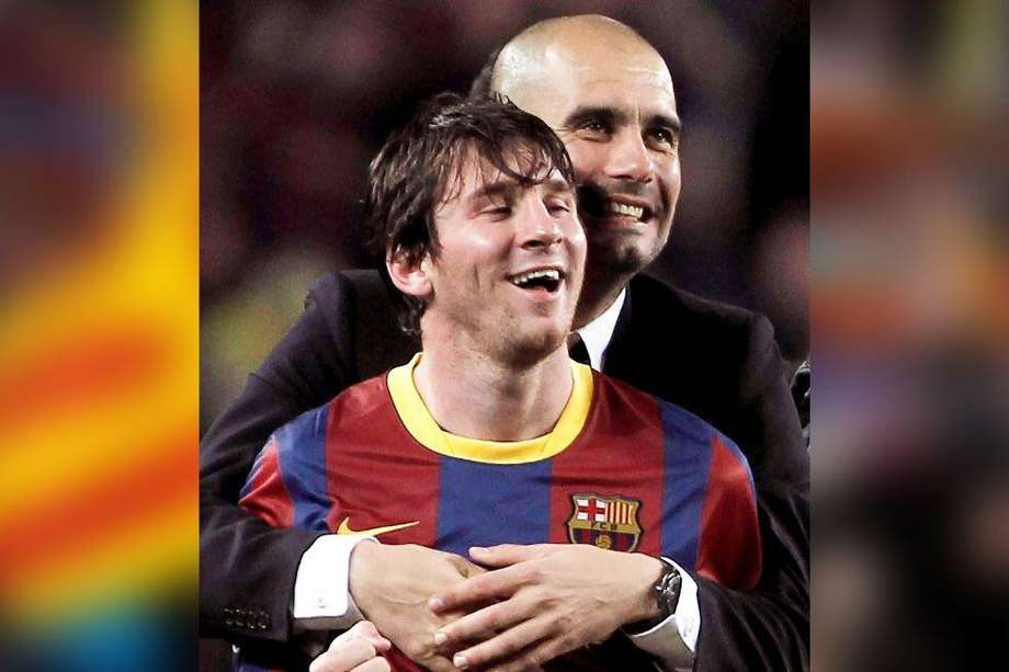 Messi y Guardiola, los líderes del mejor Barcelona de la historia. 