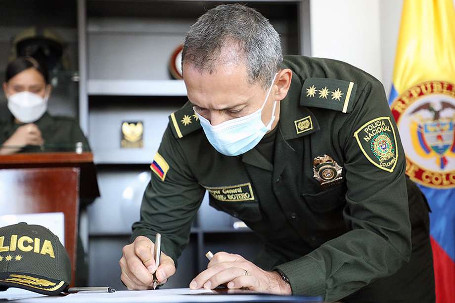 General Mariano Botero Coy, durante su posesión el pasado 21 de enero.