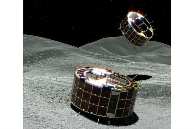 Japón revela las primeras imágenes de sus rovers sobre el asteroide Ryugu