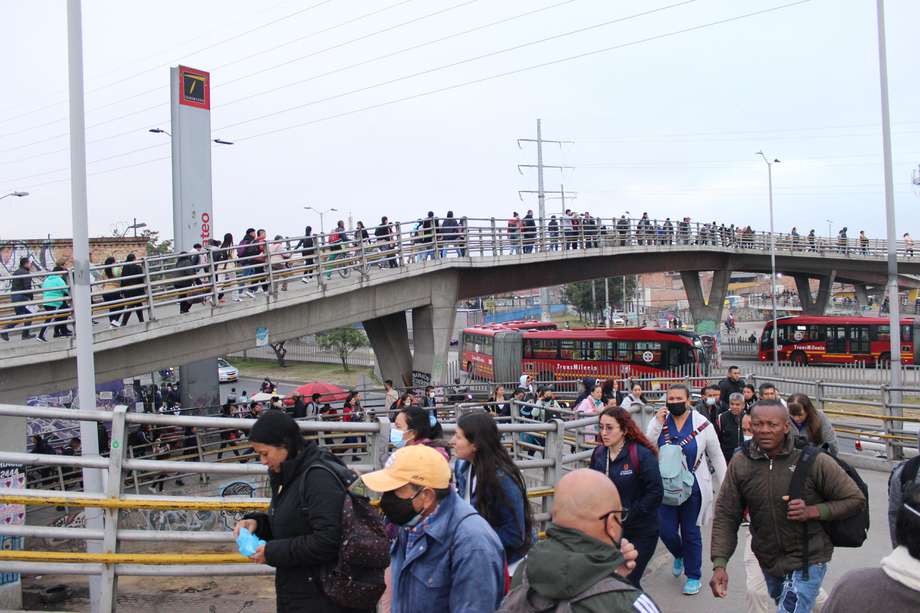 Más de 108.000 usuarios cruzan las fronteras entre Bogotá y Soacha.