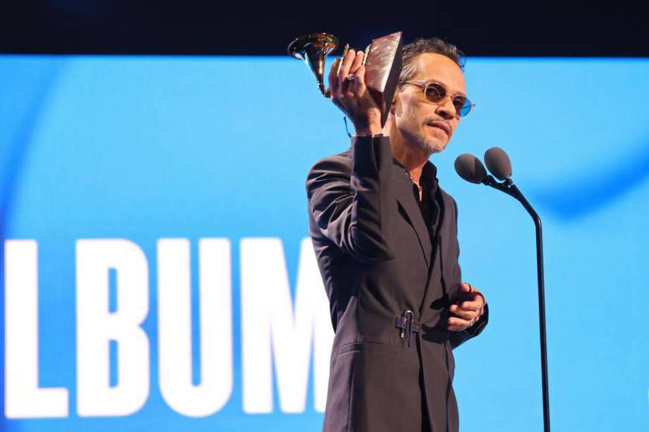 Marc Anthony ganó a Mejor Álbum de Salsa con su más reciente trabajo discográfico, Pa'llá voy