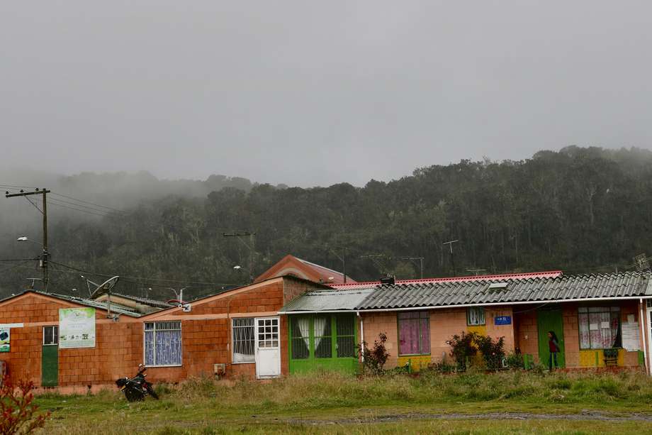 Casas entregadas por la Gobernación de Cundinamarca ubicadas en el casco urbano del nuevo San Cayetano.