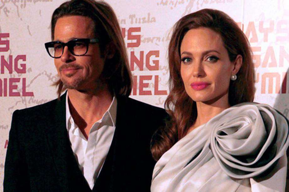 Brad Pitt y Angelina Jolie. / Bang Showbiz