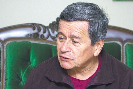 “Pablo Beltrán” es el jefe negociador del Eln en los diálogos de paz que se realizan en Ecuador. / Gustavo Montoya (Prensa FIPU)