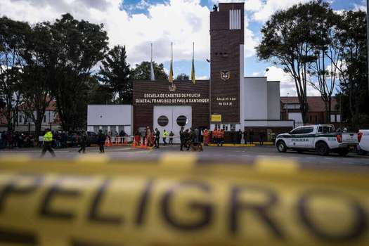 El atentado a la Escuela de Cadetes de Bogotá se dio el pasado 17 de enero. Murieron 22 cadetes y 81 personas resultaron heridas.  / Mauricio Alvarado - El Espectador