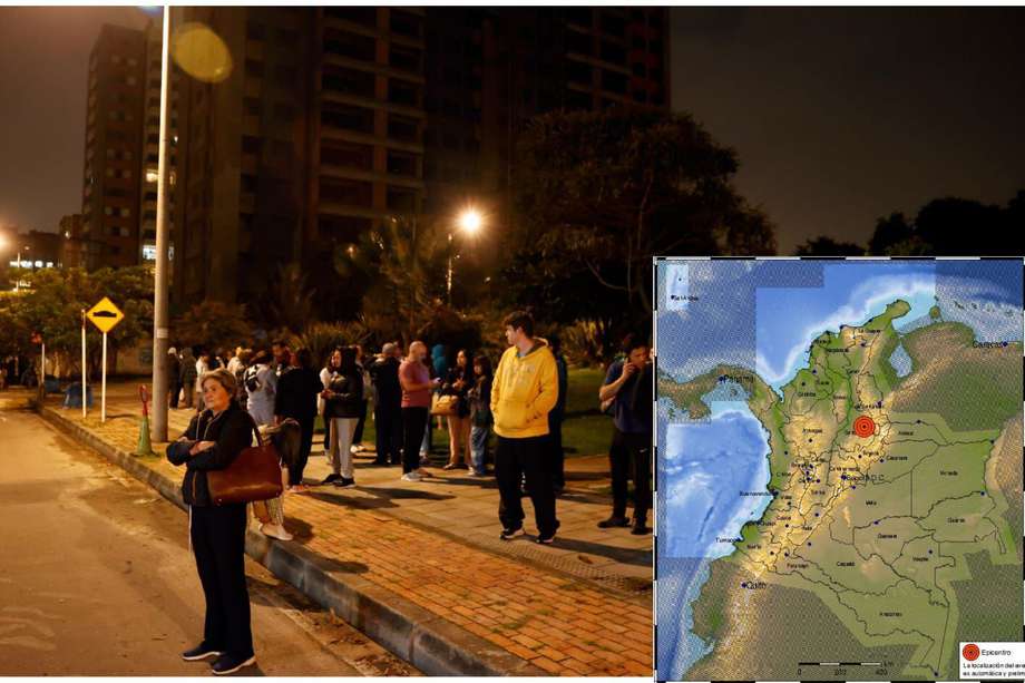 Justo después del temblor que se sintió en buena parte del país, muchos ciudadanos se desplazaron a puntos de encuentro.