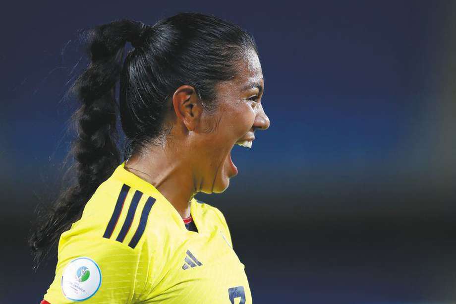 Daniela Arias lleva seis años vistiendo la camiseta de Colombia. / EFE