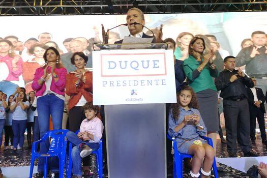 Iván Duque ganó con 54% de los votos, Gustavo Petro se quedó con el 42% / Foto: Oscar Pérez - El Espectador