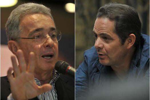 Álvaro Uribe Vélez y Germán Vargas Lleras. / Archivo
